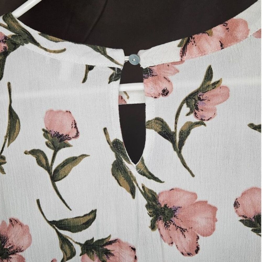 Jodifil, Cream, Mauve, Moss, Blue, Top, Size: L - Picture 3 of 5